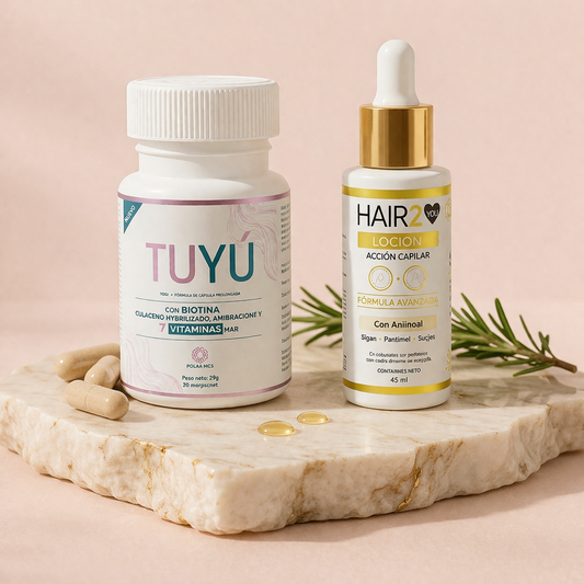 Kit Capilar Tuyu - Locion + Vitaminas